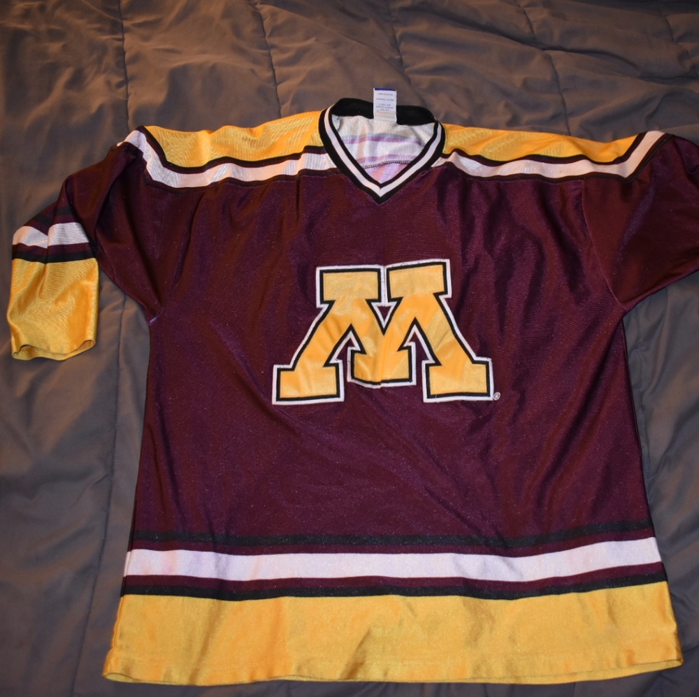 Vintage Golden Gophers hockey jersey